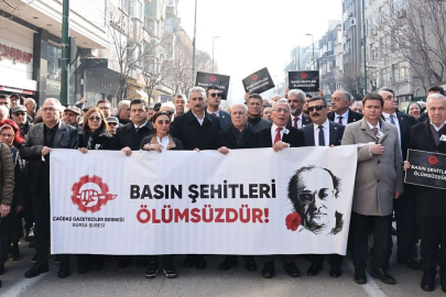ÇGD Bursa Uğur Mumcu'yu unutmadı!