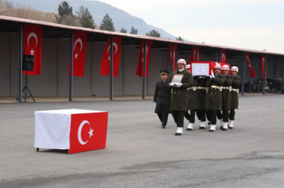 Şehit Akıncı için Şırnak'ta tören düzenlendi