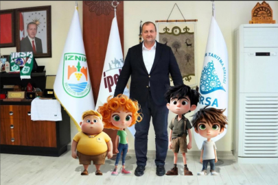 Çınar ve arkadaşları İznik Müzesi’nde