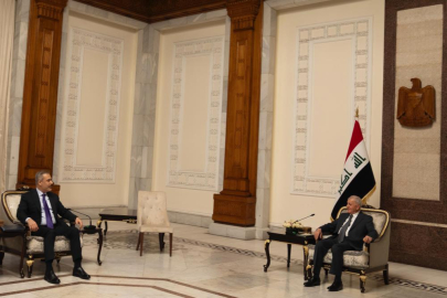 Bakan Fidan, Irak Cumhurbaşkanı Reşid ile bir araya geldi