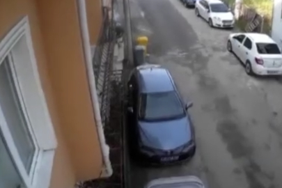 Bursa'da deprem anı kamerada