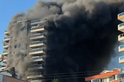 Otel inşaatında korkunç yangın