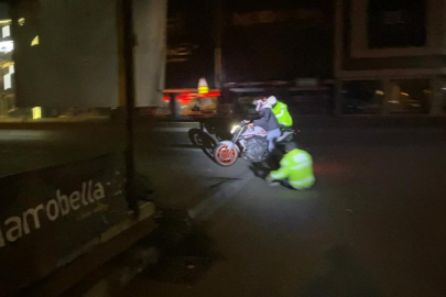 Bursa'da ‘Dur' ihtarına uymayıp polise çarptı..