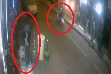 Bursa'da husumetlisine böyle kurşun yağdırdı