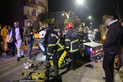 Kazazede yakınları önce ambulansa sonra itfaiyeye saldırdı