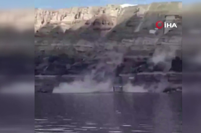 Santorini Adası'nda depremler toprak kaymalarını tetikledi