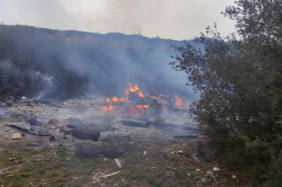 Barakada başlayan yangın, ormana sıçramadan söndürüldü