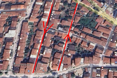 İnegöl'deki 2 sokakta tek yön uygulaması başladı