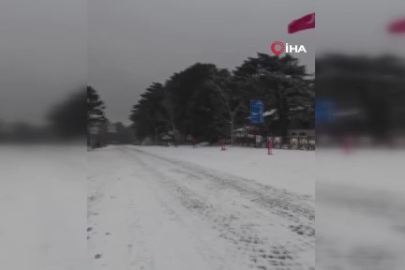 Uludağ yeniden beyaza büründü