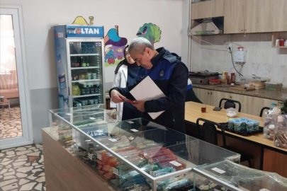 İnegöl zabıtasından okul kantinlerine denetim