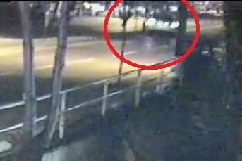 Bursa'da orta refüje çıktı bir şey yokmuş gibi yoluna devam etti