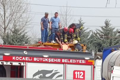 Temizlik yaparken kimyasal tankerinin içine düştü