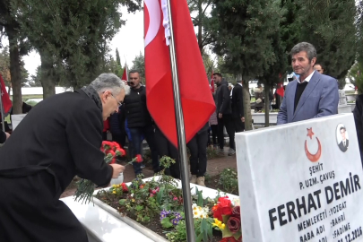 Bursa'daki şehitler unutulmadı