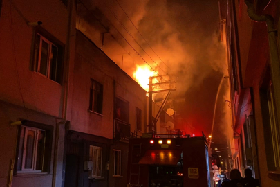 Bursa'da korkutan yangın