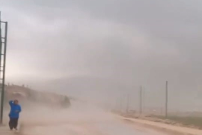 Bursa'da lodos etkisiyle toz bulutları oluştu