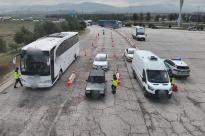 Jandarmadan dron destekli trafik denetimi