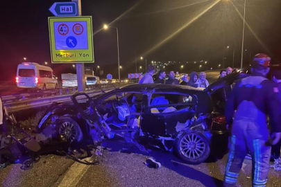 Bursa otobanda feci kaza: 1 ölü 3 yaralı