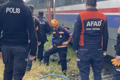 Tren yayaya çarptı: 1 ölü