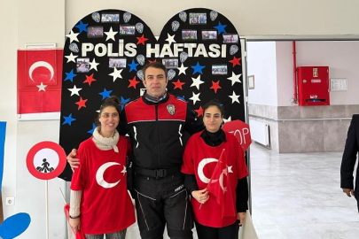 Bursa'da özel bireylerden polis ekibine özel sürpriz