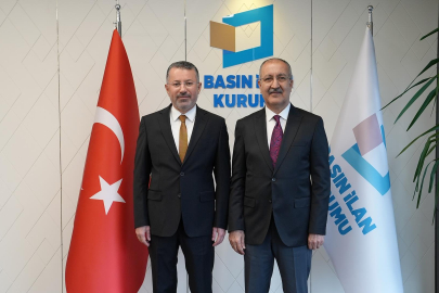 KBÜ Rektörü Kırışık'tan Basın İlan Kurumu Genel Müdürü Erkılınç'a Ziyaret