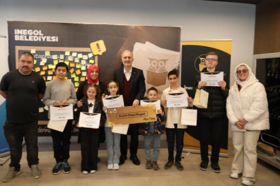 İnegöl Belediyesi nöbetçi kitaphanelerin ödüllerini aldı