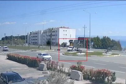 Otomobille çarpışan motosikletli yaralandı