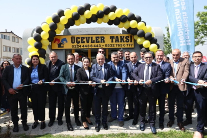 Üçevler’de modern taksi durağı hizmete açıldı