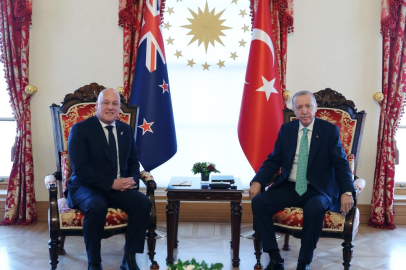 Cumhurbaşkanı Erdoğan, Yeni Zelanda Başbakanı Luxon’u kabul etti