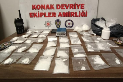 Motosikletli uyuşturucu tacirleri polisten kaçamadı