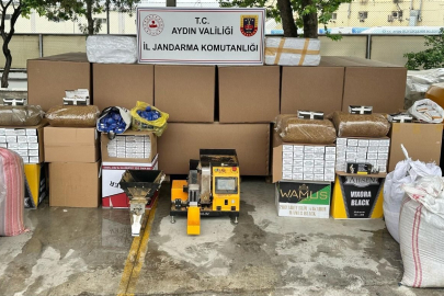 Jandarma ekipleri 685 bin makaron ele geçirildi