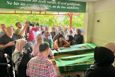 Cinayet kurbanı kız kardeşler toprağa verildi