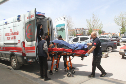 Çapa motoruna ayağını kaptıran çiftçi yaralandı