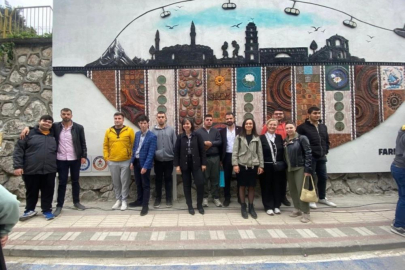 Özel gereksinimli gençlerden Bursa'ya kalıcı bir eser