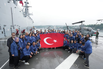 Gençler TCG Anadolu ile Samsun'a doğru tarihi yolculuk yapıyor
