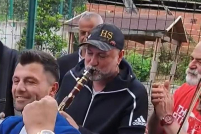 Hüsnü Şenlendirici İznik'te arkadaşının düğününe katıldı