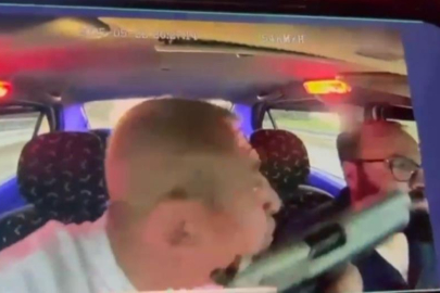 Bursa'da takside dehşet anları...Taksiciyi silahla gezdirdi, sonra da parasını gasp etti