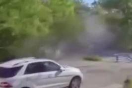 ABD'de propan tankı taşıyan seyir halindeki kamyon patladı