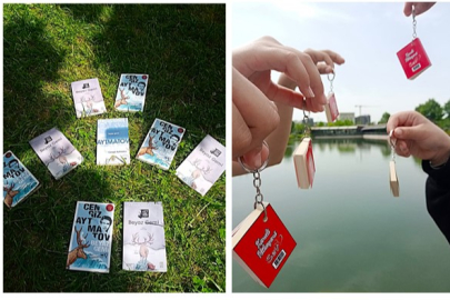 BFM öğrencilerinden doğayla iç içe kitap etkinliği