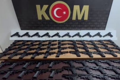 Organize suçlara operasyon: Seri numarasız silahlar ele geçirildi