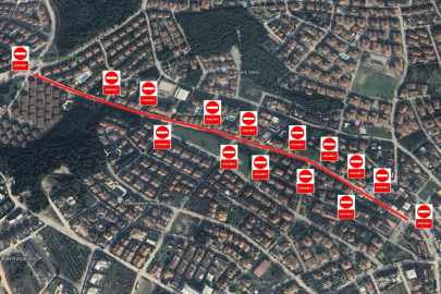 Bursa'da trafik düzenlemesi: 20 sokak kapatılacak