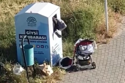 Bursa'da hırsızların uğrak noktası: Atık giysi dolapları