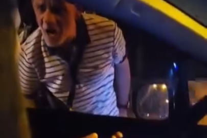 Bursa'da sinyal tartışması: Kadın sürücüye korku dolu anlar