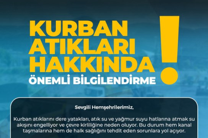 BUSKİ’den bayram öncesi önemli uyarı: Atıkları doğru noktaya bırakın