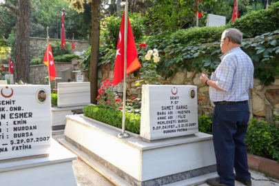 Bursa'da şehit aileleri Kurban Bayramı'nı buruk geçirdi