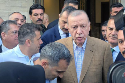 Cumhurbaşkanı Erdoğan Bayram namazını Marmaris Okluk Millet Camii’nde kıldı
