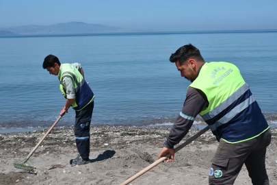 Bursa plajları sezona hazır hale geliyor