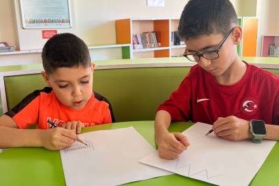 Osmangazi'de renkli hayaller minik ellerle ortaya çıktı