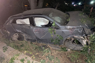 Bursa'da trafik kazası: Araç takla attı, sürücü yaralandı