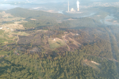 Bursa ormanları kül oldu: Havadan çarpıcı görüntü