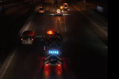 Büyükşehir’den gece mesaisi